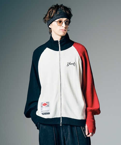 glamb(グラム)の「Knit Track Jacket / ニットトラックジャケット(ニット/セーター・メンズ・ホワイト/ブラック・M/L)」の17枚目の写真
