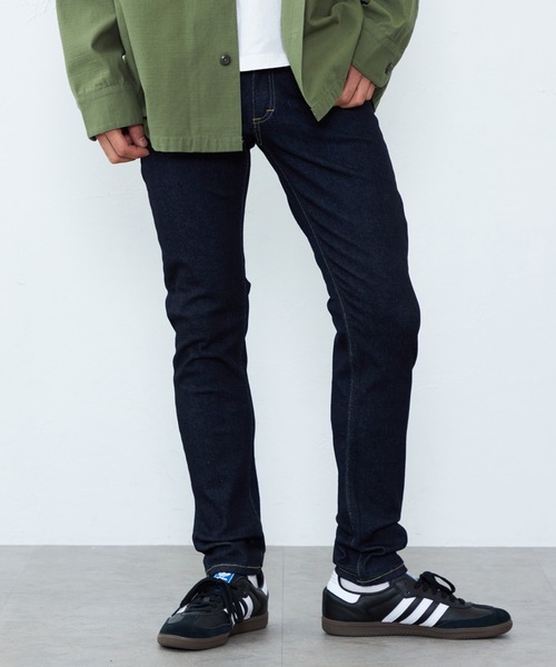 Lee(リー)の「Lee/リー【ハイパワーストレッチ】Lee LASTIC スキニーデニムパンツ(デニムパンツ・メンズ・インディゴブルー・MEDIUM/LARGE/X-LARGE/X-SMALL/SMALL)」の4枚目の写真