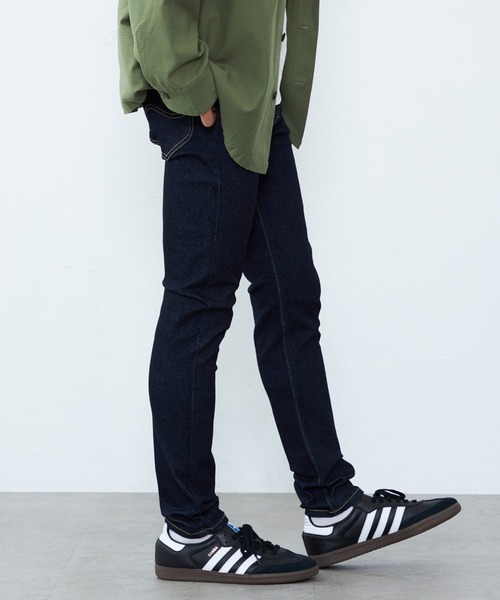 Lee(リー)の「Lee/リー【ハイパワーストレッチ】Lee LASTIC スキニーデニムパンツ(デニムパンツ・メンズ・インディゴブルー・MEDIUM/LARGE/X-LARGE/X-SMALL/SMALL)」の6枚目の写真