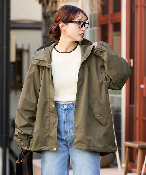 FREAK'S STORE(フリークスストア)の「限定展開 マウンテンパーカー(マウンテンパーカー・レディース・オリーブ/ブラック/ベージュ・フリ-)」の8枚目の写真