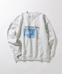 RAGEBLUE | Newspaper Print Sweat/ニュースペーパープリント裏毛スウェット(スウェット)
