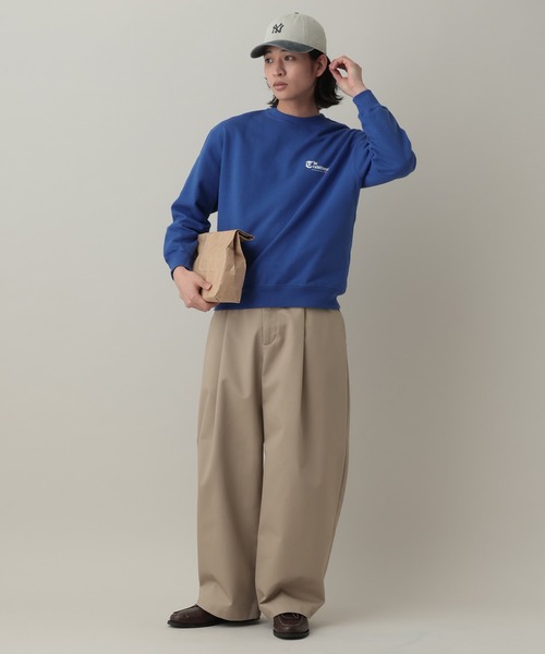 RAGEBLUE（レイジブルー）の「Newspaper Print Sweat/ニュースペーパープリント裏毛スウェット（スウェット・メンズ・ネイビー/ブルー/グレー系その他・MEDIUM/LARGE）」の5枚目の写真