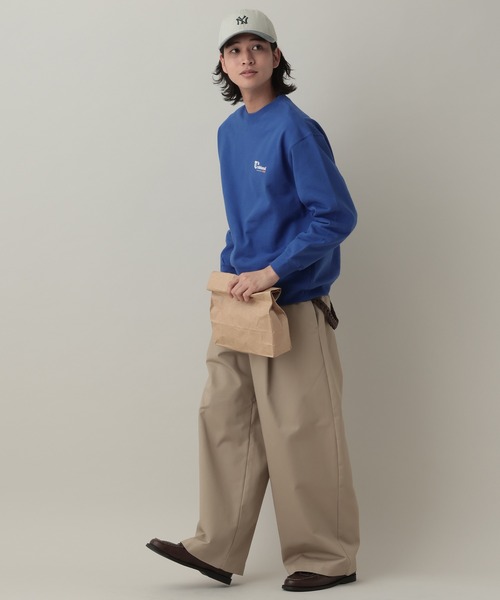 RAGEBLUE（レイジブルー）の「Newspaper Print Sweat/ニュースペーパープリント裏毛スウェット（スウェット・メンズ・ネイビー/ブルー/グレー系その他・MEDIUM/LARGE）」の6枚目の写真