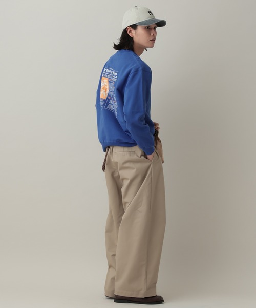 RAGEBLUE（レイジブルー）の「Newspaper Print Sweat/ニュースペーパープリント裏毛スウェット（スウェット・メンズ・ネイビー/ブルー/グレー系その他・MEDIUM/LARGE）」の7枚目の写真