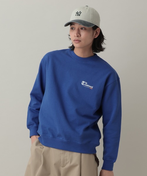 RAGEBLUE（レイジブルー）の「Newspaper Print Sweat/ニュースペーパープリント裏毛スウェット（スウェット・メンズ・ネイビー/ブルー/グレー系その他・MEDIUM/LARGE）」の9枚目の写真