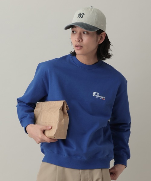 RAGEBLUE（レイジブルー）の「Newspaper Print Sweat/ニュースペーパープリント裏毛スウェット（スウェット・メンズ・ネイビー/ブルー/グレー系その他・MEDIUM/LARGE）」の10枚目の写真