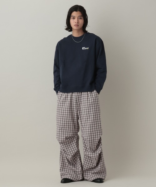 RAGEBLUE（レイジブルー）の「Newspaper Print Sweat/ニュースペーパープリント裏毛スウェット（スウェット・メンズ・ネイビー/ブルー/グレー系その他・MEDIUM/LARGE）」の12枚目の写真