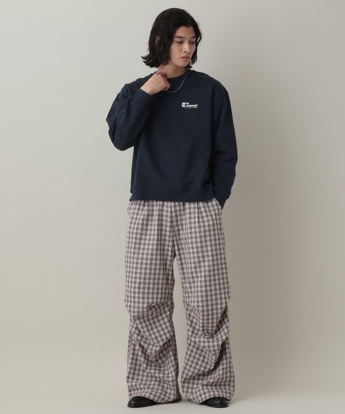 RAGEBLUE（レイジブルー）の「Newspaper Print Sweat/ニュースペーパープリント裏毛スウェット（スウェット・メンズ・ネイビー/ブルー/グレー系その他・MEDIUM/LARGE）」の13枚目の写真