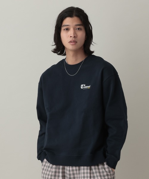 RAGEBLUE（レイジブルー）の「Newspaper Print Sweat/ニュースペーパープリント裏毛スウェット（スウェット・メンズ・ネイビー/ブルー/グレー系その他・MEDIUM/LARGE）」の16枚目の写真