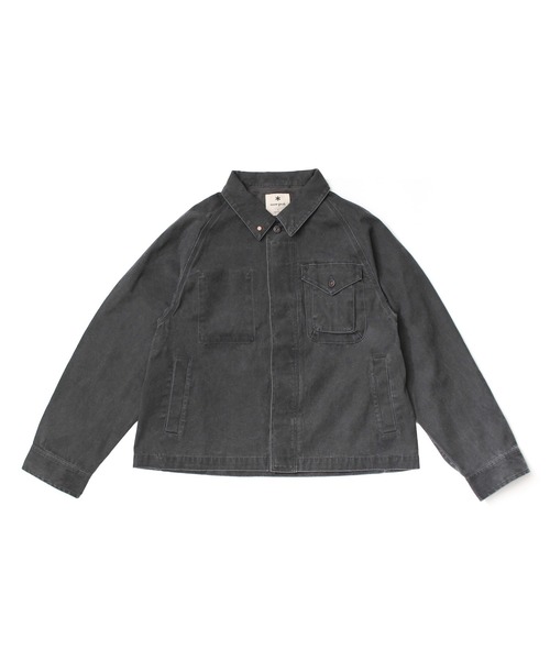 Snow Peak(スノーピーク)の「Snow Peak / Sulfur Dyed Fade Coverall フェードカバーオール(テーラードジャケット・メンズ・ブルー/チャコール・S/M/L/XL)」の18枚目の写真