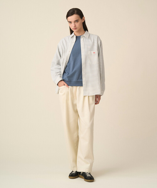 DANTON（ダントン）の「Women's Oxford Classic Collar Shirt（シャツ/ブラウス・レディース・グリーン系その他/ホワイト/ホワイト系その他/サックスブルー/ブラック系その他・38/36/34）」の7枚目の写真