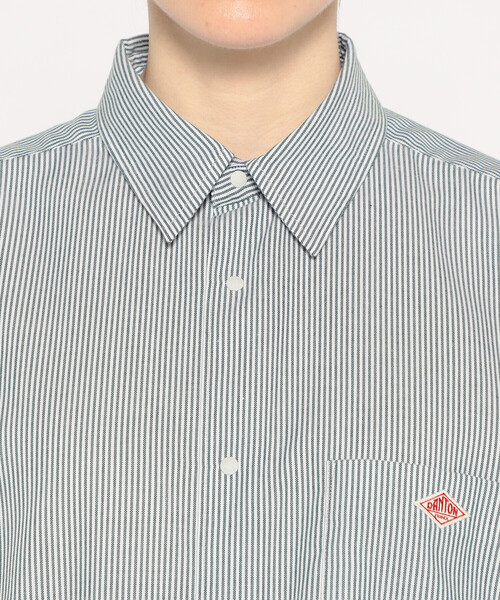 DANTON（ダントン）の「Women's Oxford Classic Collar Shirt（シャツ/ブラウス・レディース・グリーン系その他/ホワイト/ホワイト系その他/サックスブルー/ブラック系その他・38/36/34）」の14枚目の写真