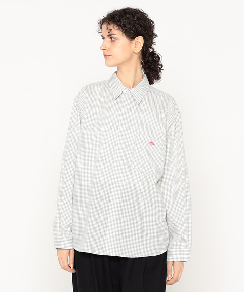 DANTON（ダントン）の「Women's Oxford Classic Collar Shirt（シャツ/ブラウス・レディース・グリーン系その他/ホワイト/ホワイト系その他/サックスブルー/ブラック系その他・38/36/34）」の19枚目の写真