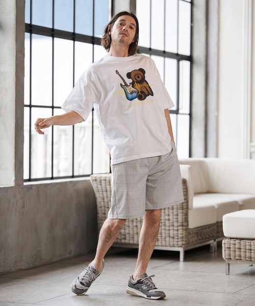 CAMBIO（カンビオ）の「mp14688-Tropical Pincheck Short Pants ショートパンツ(S68126cmb)（その他パンツ・メンズ・グレー/ライトグレー・L/M/S）」の8枚目の写真