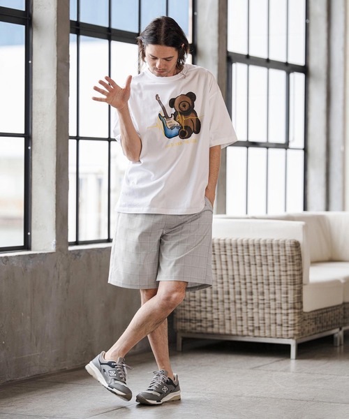 CAMBIO（カンビオ）の「mp14688-Tropical Pincheck Short Pants ショートパンツ(S68126cmb)（その他パンツ・メンズ・グレー/ライトグレー・L/M/S）」の9枚目の写真