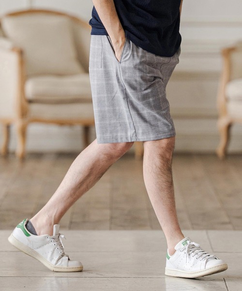 CAMBIO（カンビオ）の「mp14688-Tropical Pincheck Short Pants ショートパンツ(S68126cmb)（その他パンツ・メンズ・グレー/ライトグレー・L/M/S）」の11枚目の写真
