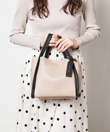 ミニショルダー付きトートバッグ