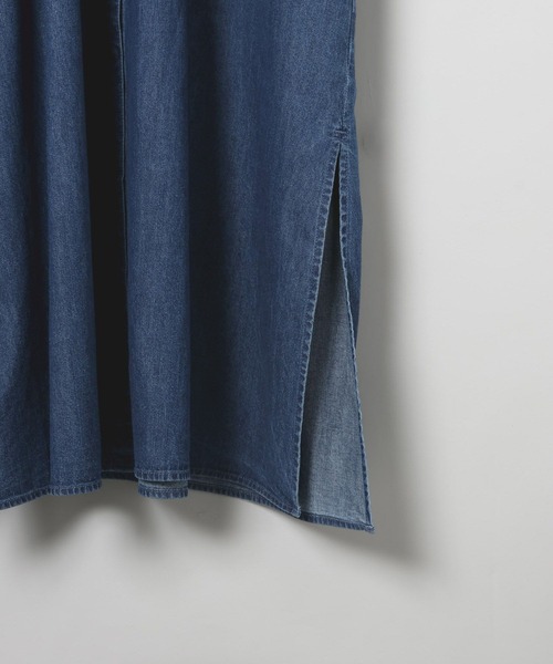 LEPSIM(レプシィム)の「デニムシャツロングワンピース 639369(ワンピース・レディース・ブルー/グレー系その他・FREE)」の15枚目の写真