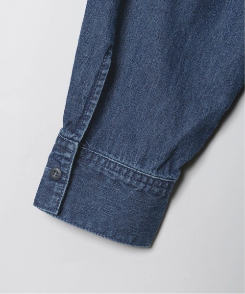 LEPSIM(レプシィム)の「デニムシャツロングワンピース 639369(ワンピース・レディース・ブルー/グレー系その他・FREE)」の14枚目の写真