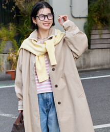 FREAK'S STORE｜フリークスストアのステンカラーコート（ベージュ系