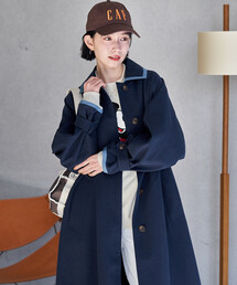 FREAK'S STORE（フリークスストア）の「配色 ステンカラーコート/スプリング コート（ステンカラーコート）」