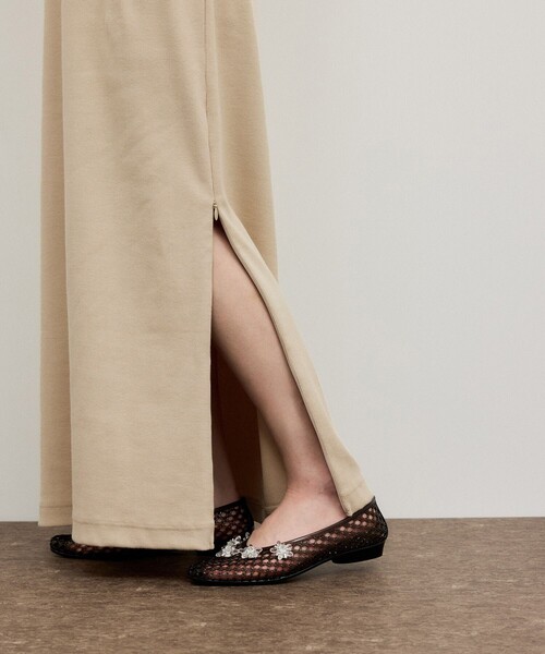 ADAM ET ROPE'（アダムエロペ）の「BOTANICAL DYED  DRESS（ワンピース・レディース・チャコールグレー/キナリ/ラベンダー・1/2）」の12枚目の写真