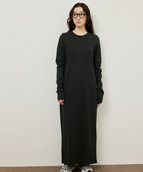ADAM ET ROPE'（アダムエロペ）の「BOTANICAL DYED  DRESS（ワンピース・レディース・チャコールグレー/キナリ/ラベンダー・1/2）」の17枚目の写真