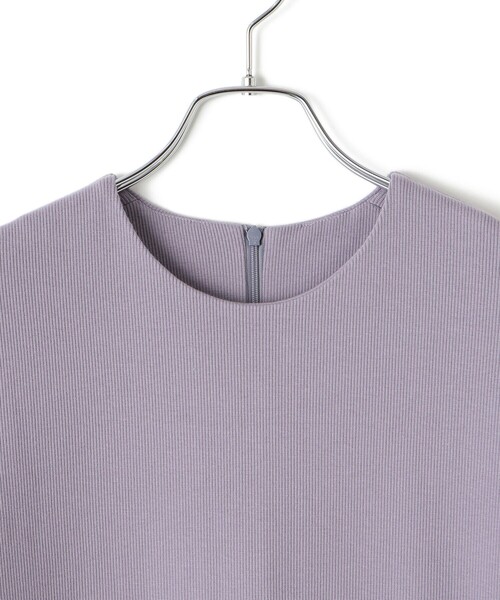 ADAM ET ROPE'（アダムエロペ）の「BOTANICAL DYED  DRESS（ワンピース・レディース・チャコールグレー/キナリ/ラベンダー・1/2）」の22枚目の写真