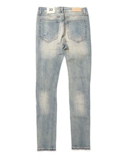 mnml(ミニマル)の「mnml【ミニマル】-X204 CAMO SKINNY FIT DENIM(デニムパンツ・メンズ・インディゴブルー/ブラック系・XL/L/M/S)」の16枚目の写真