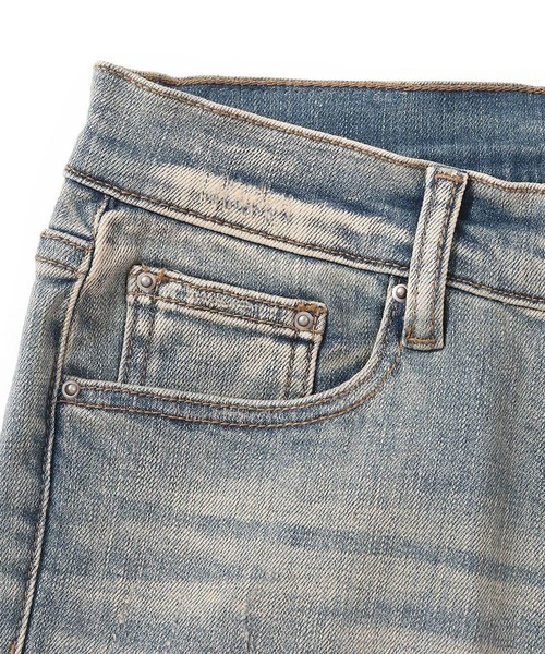 mnml(ミニマル)の「mnml【ミニマル】-X204 CAMO SKINNY FIT DENIM(デニムパンツ・メンズ・インディゴブルー/ブラック系・XL/L/M/S)」の18枚目の写真