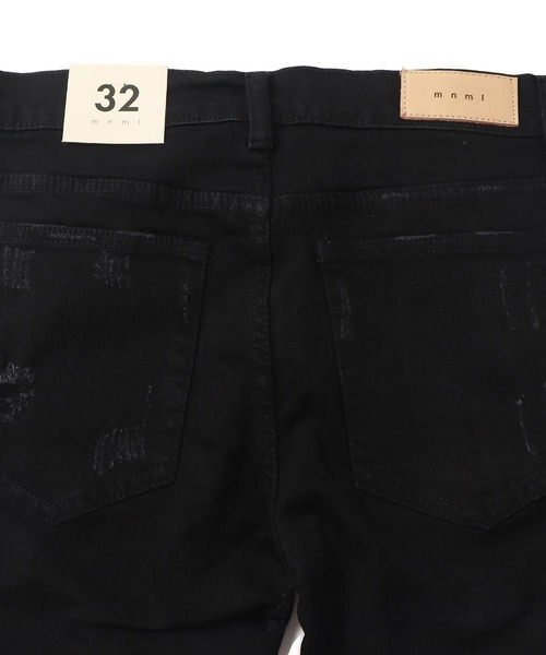 mnml(ミニマル)の「mnml【ミニマル】-X204 CAMO SKINNY FIT DENIM(デニムパンツ・メンズ・インディゴブルー/ブラック系・XL/L/M/S)」の10枚目の写真