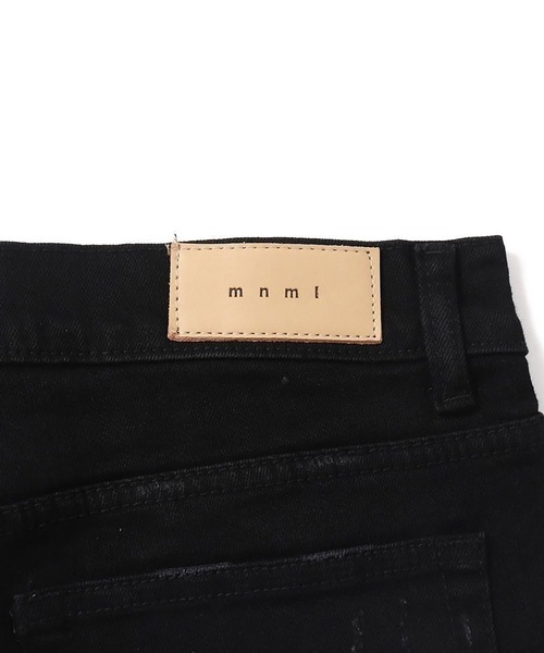 mnml(ミニマル)の「mnml【ミニマル】-X204 CAMO SKINNY FIT DENIM(デニムパンツ・メンズ・インディゴブルー/ブラック系・XL/L/M/S)」の11枚目の写真