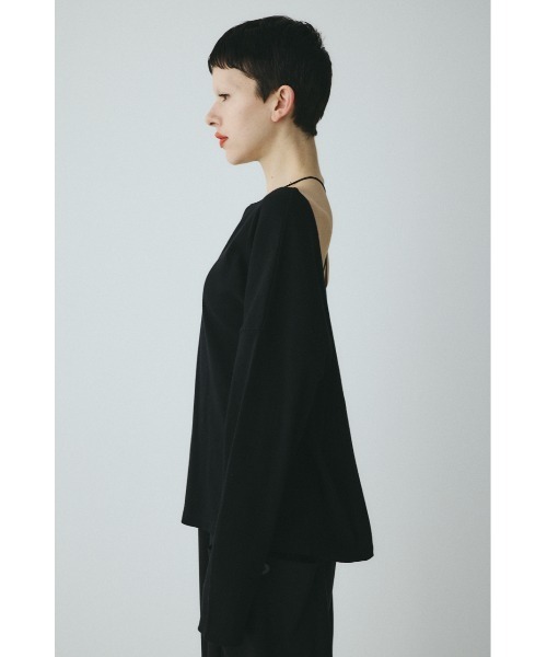HeRIN.CYE(ヘリンドットサイ)の「2Way over size cut tops 2WAYオーバーサイズカットトップス(Tシャツ/カットソー・レディース・オフホワイト/ブラック/レッド・FREE)」の4枚目の写真