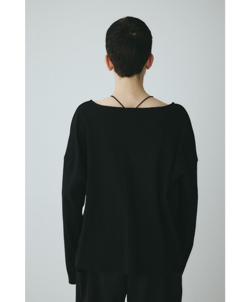 HeRIN.CYE(ヘリンドットサイ)の「2Way over size cut tops 2WAYオーバーサイズカットトップス(Tシャツ/カットソー・レディース・オフホワイト/ブラック/レッド・FREE)」の7枚目の写真