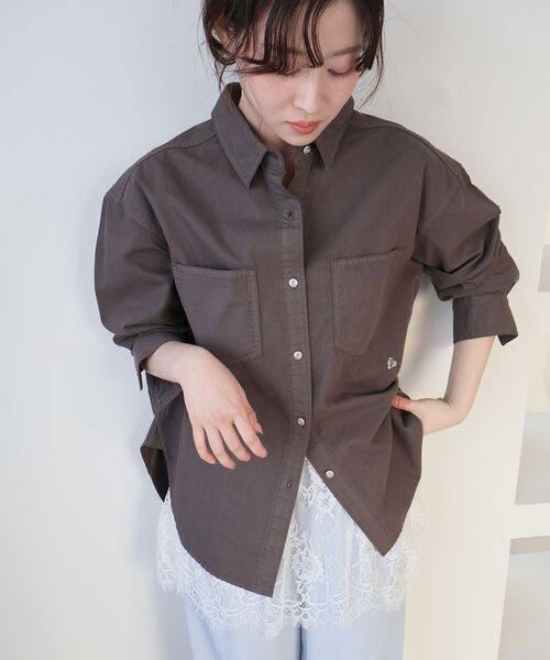 le.coeur blanc（ルクールブラン）の「《WEB限定アイテム》レースレイヤードスカート（付け裾)（スカート・レディース・オフホワイト/ブラック・FREE）」の15枚目の写真