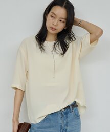 GALLARDAGALANTE | バックスリットハーフスリーブブラウス(シャツ/ブラウス)