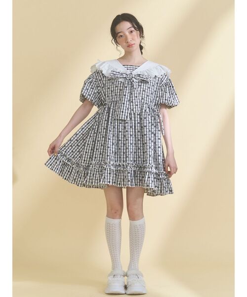 merry jenny（メリージェニー）の「セーラーミニワンピース（ワンピース・レディース・レッド/オフホワイト/ブラック・FREE）」の9枚目の写真