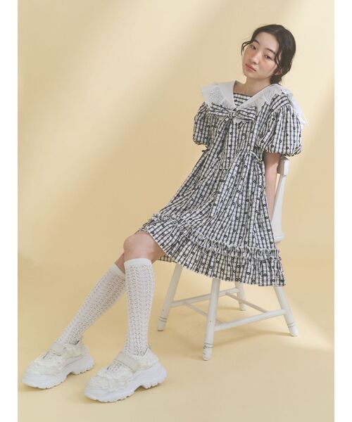 merry jenny（メリージェニー）の「セーラーミニワンピース（ワンピース・レディース・レッド/オフホワイト/ブラック・FREE）」の11枚目の写真