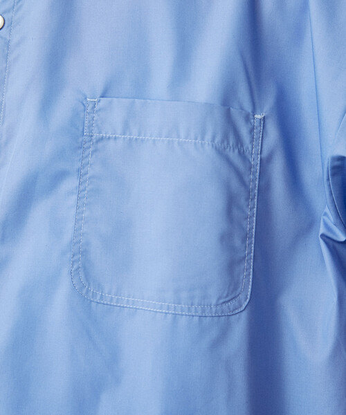 PUBLUX（パブリュクス）の「PUBLUX/パブリュクス LOVE POP STUDIO レギュラーカラー ハーフスリーブ シャツ　限定展開（シャツ/ブラウス・メンズ・サックスブルー/ネイビー/グレー/ブルー・SMALL/LARGE/MEDIUM）」の11枚目の写真