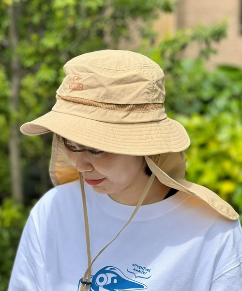 CHUMS(チャムス)の「【CHUMS】Sunshade Hat(ハット・メンズ・ブラック/ベージュ・FREE)」の1枚目の写真