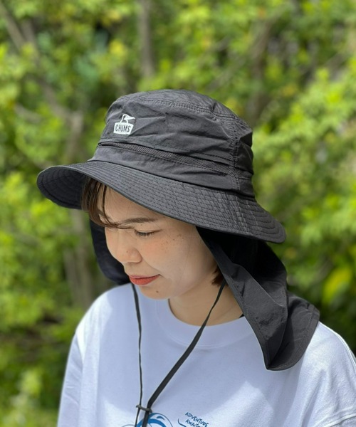 CHUMS(チャムス)の「【CHUMS】Sunshade Hat(ハット・メンズ・ブラック/ベージュ・FREE)」の2枚目の写真