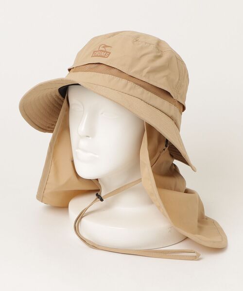 CHUMS(チャムス)の「【CHUMS】Sunshade Hat(ハット・メンズ・ブラック/ベージュ・FREE)」の6枚目の写真