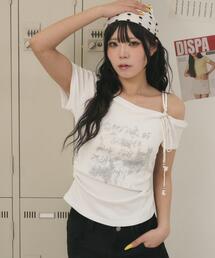 dispark | DISPARK/【26年春夏新作】グラフィックワンショルT(Tシャツ/カットソー)