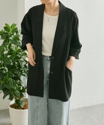 ear PAPILLONNER（イアパピヨネ）の「切替半袖ジャケット【SUM1 STYLE】（その他アウター）」