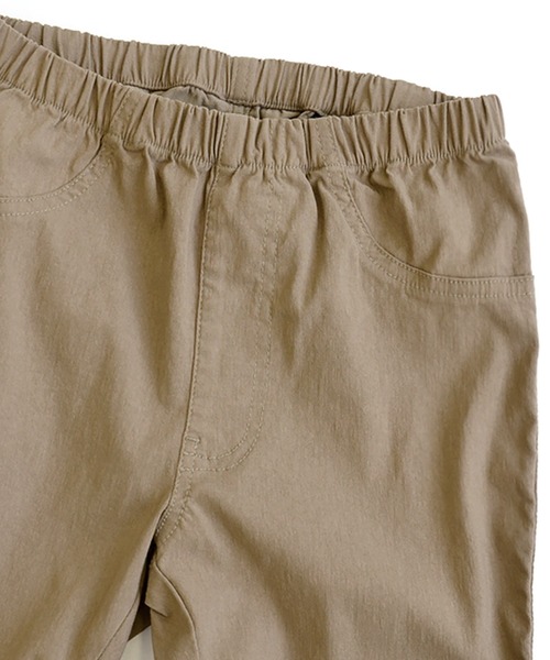 zootie（ズーティー）の「エアパンツ［クロップド］（その他パンツ・レディース・ブルー系その他/インディゴブルー/チャコール/ネイビー/ブラック×ホワイト/ケミカルウォッシュ/ホワイト系その他/ブルー系その他2/ブラック/グレー系その他/ライトベージュ/アイボリー・S/M/L/LL/3L）」の13枚目の写真