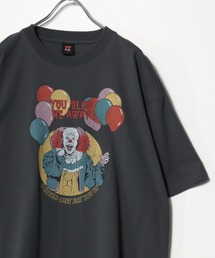 2026SS Warner Bros./ワーナーブラザース IT/イット ヴィンテージライク フロント/バックプリント オーバーサイズ 半袖Tシャツ レディース メンズ