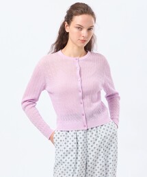 MACKINTOSH PHILOSOPHY | 【LEE4月号/蛯原友里さん着用】シアーケーブルカーディガン(カーディガン/ボレロ)