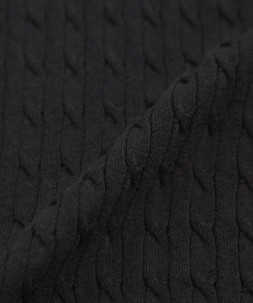 MACKINTOSH PHILOSOPHY（ﾏｯｷﾝﾄｯｼｭ ﾌｨﾛｿﾌｨｰ）の「【LEE4月号/蛯原友里さん着用】シアーケーブルカーディガン（カーディガン/ボレロ・レディース・ピンク系その他2/ブラック/ブルー・38）」の12枚目の写真