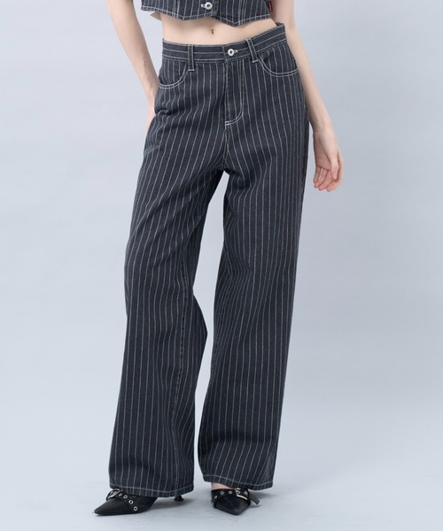 XSサイズあり】Wide leg denim/ワイドレッグデニム（デニムパンツ