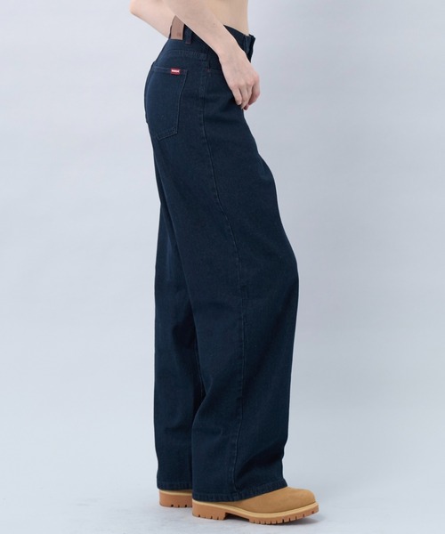 BENUA(ベヌア)の「Wide leg denim pants -ワイドレッグデニムパンツ-(デニムパンツ・レディース・グレー/インディゴブルー・MEDIUM/LARGE)」の11枚目の写真